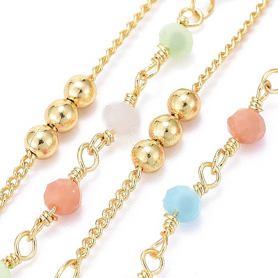 Handmade Brass Curb Chains CHC-I035-02G-02-1