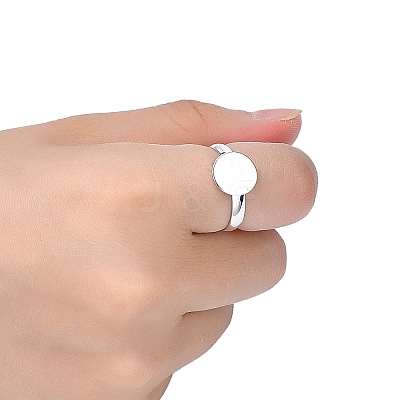 Brass Pad Ring Base Findings EC022-S-1