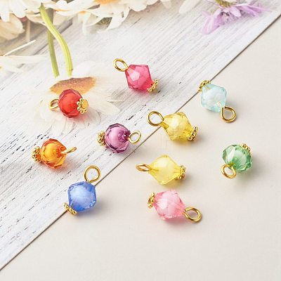 Transparent Acrylic Charms PALLOY-JF00877-1
