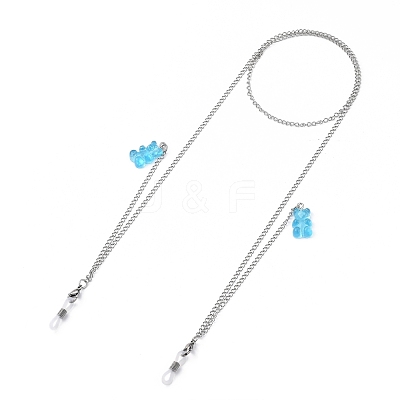 304 Stainless Steel Eyeglasses Chains AJEW-EH00207-01-1