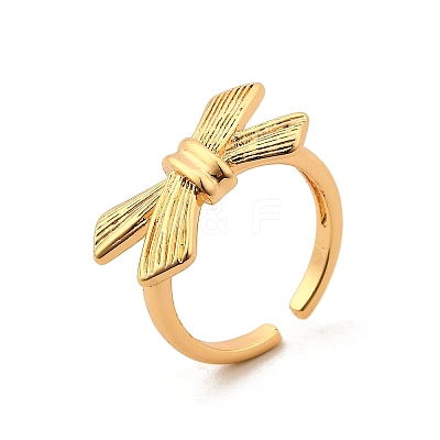Brass Adjustable Cuff Open Rings for Women LS-RJEW-Z097-03G-02-1