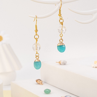 10Pcs 10 Style Natural Gemstone Charms G-LS0002-15-1