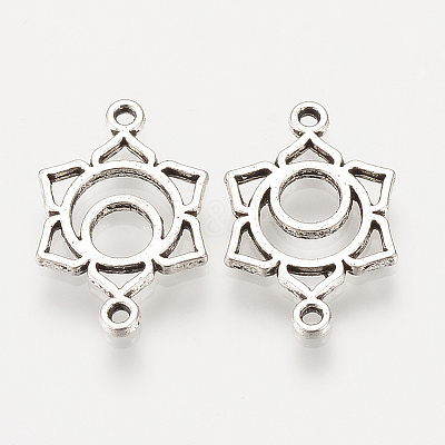 Tibetan Style Alloy Links connectors TIBEP-S315-34AS-RS-1