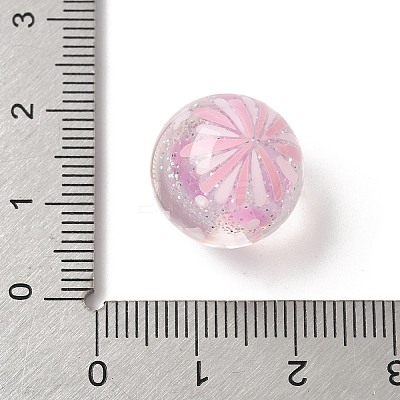 Transparent Resin Enamel Beads RESI-M052-01E-1