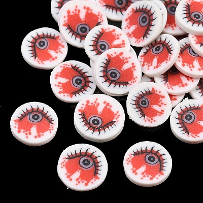Halloween Handmade Polymer Clay Cabochons CLAY-A007-05B-1