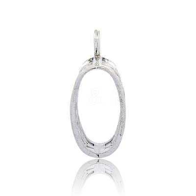 Scarf Pendant Making Tibetan Style Alloy Tube Bails PALLOY-J080-01AS-1