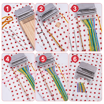 Wood Knitting Looms TOOL-WH0051-11-1