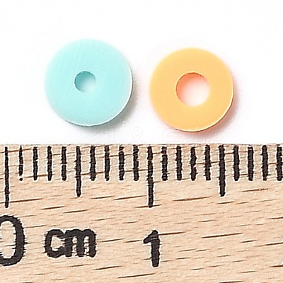 240G 24 Colors Handmade Polymer Clay Beads CLAY-JP0001-08-6mm-1