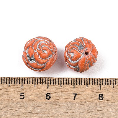 Czech Pressed Glass Beads GLAA-I061-13-1