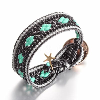 2-Hole Seed Beads GLAA-R159-06-1