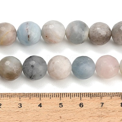 Natural Aquamarine Beads Strands GG-CBA7BB7-A01-12mm-1