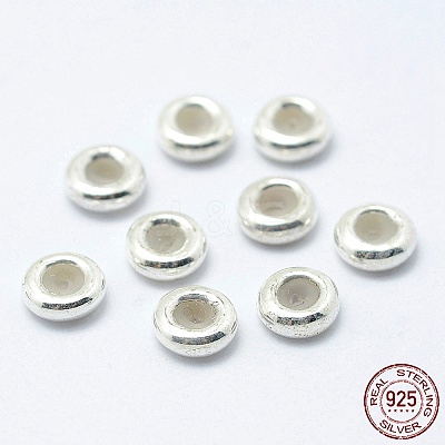 925 Sterling Silver Beads STER-I014-5mm-24S-1
