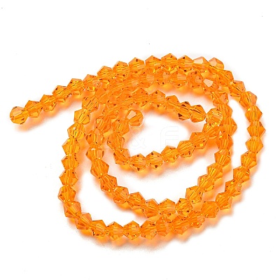 Transparent Glass Beads Strands GLAA-F029-4mm-23-1