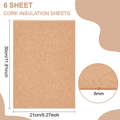 Cork Sheets DIY-WH0430-451B-1