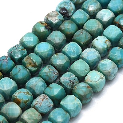 Natural HuBei Turquoise Beads Strands G-G106-G01-02-1