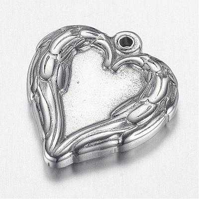 Tarnish Resistant 304 Stainless Steel Pendants STAS-G108-14-1