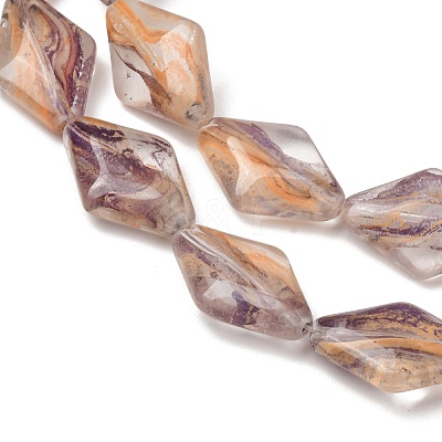 Transparent Handmade Lampwork Beads LA-CBAF0C8-02C-1