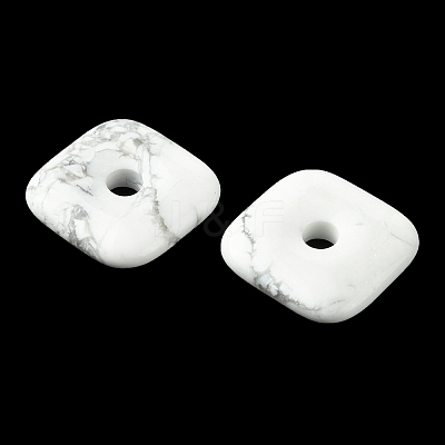 Natural Howlite Pendants GG-D003-B02-15-1
