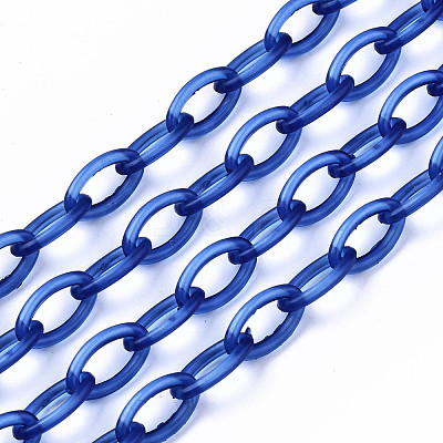 Handmade Transparent ABS Plastic Cable Chains X-KY-S166-001A-1