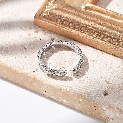 Brass Open Cuff Rings for Women LS-RJEW-U032-04G-1