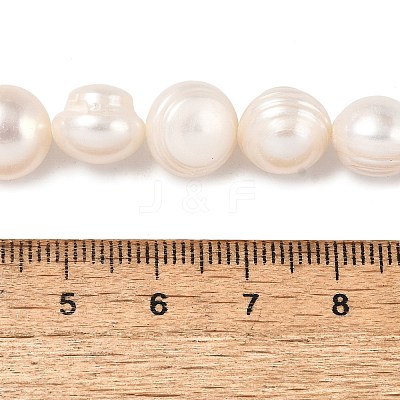 Natural Cultured Freshwater Pearl Beads Strands PEAR-I007-07T-01-1