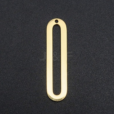 201 Stainless Steel Open Back Bezel Pendants STAS-R111-LA140-1