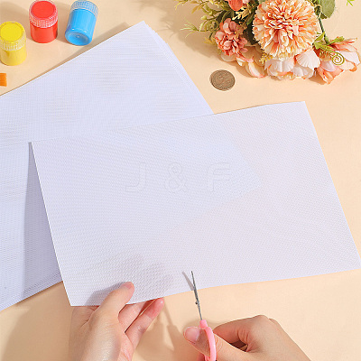 Plastic Mesh Canvas Sheets AJEW-CP0008-79C-1