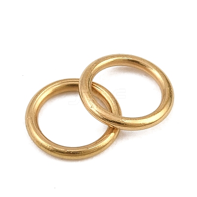 Ion Plating(IP) 304 Stainless Steel Closed Jump Rings STAS-G393-06G-13-1
