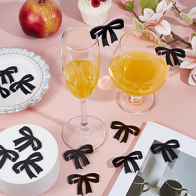 50Pcs Acrylic Wine Glass Charms OACR-OC0001-26B-1