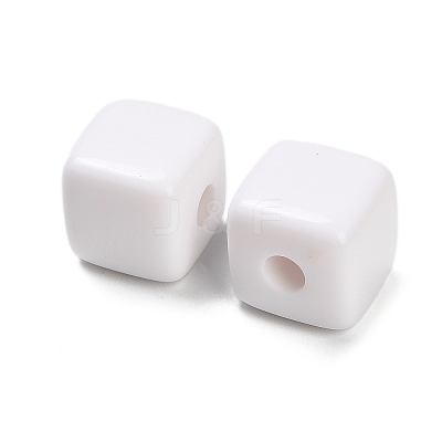 Opaque Acrylic European Beads MACR-L011-03-1