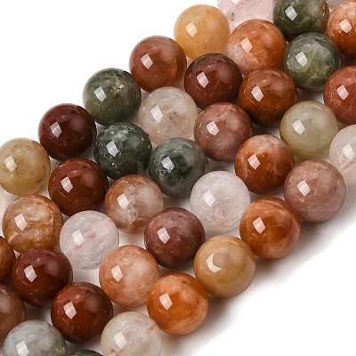 Natural Colorful Rabbit Fur Rutilated Quartz Beads Strands GG-CBA4808-I01-10mm-1