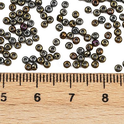12/0 Grade A Round Glass Seed Beads SEED-Q008-F602-1