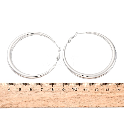 304 Stainless Steel Hoop Earrings EJEW-Z093-01P-01-1