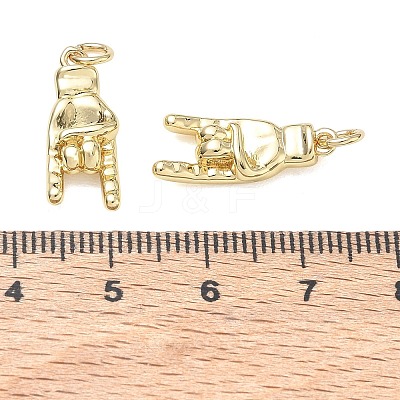 Rack Plating Brass Pendants KK-CBAB1AF-05G-1