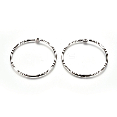 Iron Loose Leaf Book Binder Hinged Rings X-IFIN-L034-01D-P-1