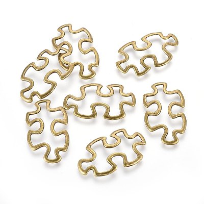 Tibetan Style Alloy Linking Rings TIBE-3558-AB-FF-1