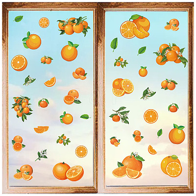 8 Sheets 8 Styles PVC Waterproof Wall Stickers DIY-WH0345-123-1