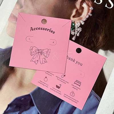 Paper Earring Display Cards PW-WG4DD18-02-1