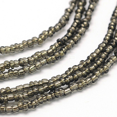 Glass Bead Lariat Necklaces X-NJEW-O059-04K-1
