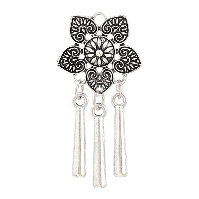 Tibetan Style Alloy Big Pendants AL-CBAAECB-02AS-B-1