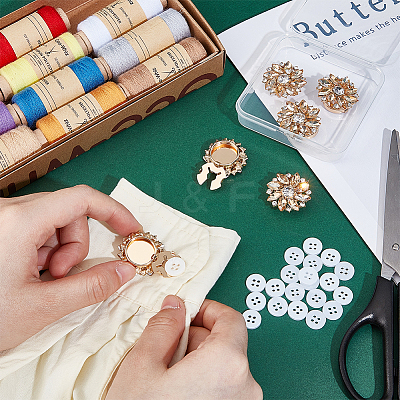Alloy Cufflinks & Plastic Buttons HJEW-NB00243-1