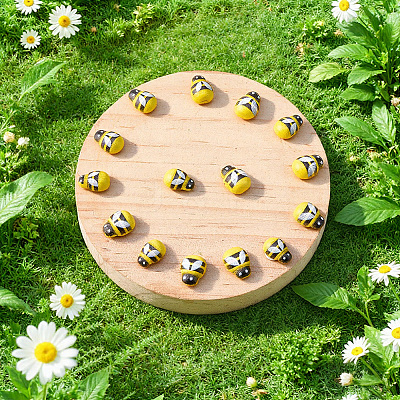 60Pcs Self-adhesion Maple Wood Cabochons WOOD-CP0001-21A-1