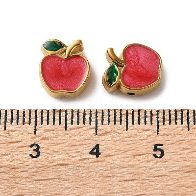 304 Stainless Steel Enamel Charms STAS-B100-06G-02-1