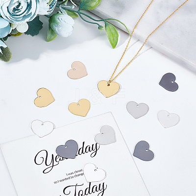 30Pcs 5 Colors Brass Pendants KK-BC0002-13-1