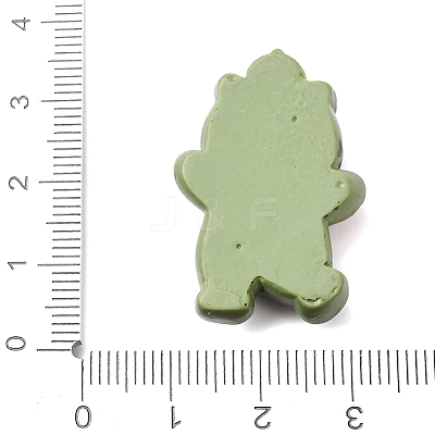 Animal Theme Opaque Resin Cabochons RESI-Z051-01E-1