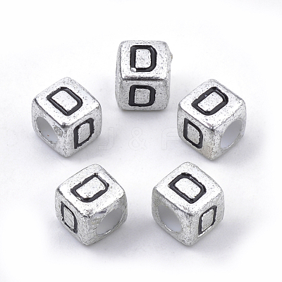 Plated Acrylic Beads X1-PB43C9308-D-1