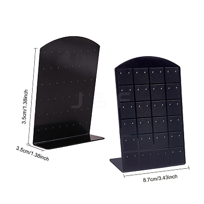 48 Holes Acrylic Earring Display LS-EDIS-WH0003-01-1