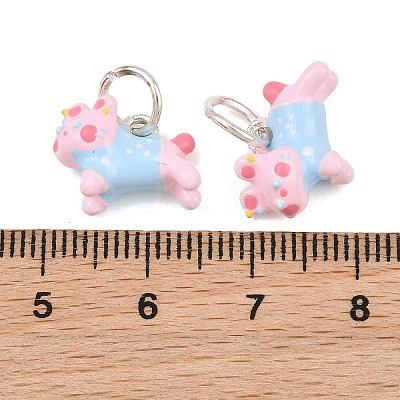 Alloy with Enamel Charms AL-CBA1FD3-06S-02-1