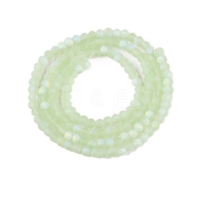 Transparent Glass Beads Strands EGLA-A044-T1mm-MB09-1