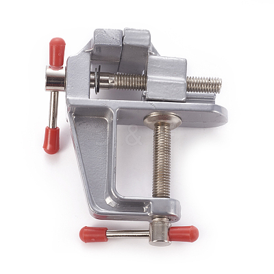 Aluminum Mini Table Bench Vise AJEW-WH0098-39-1